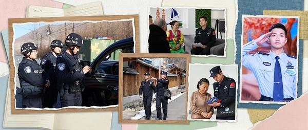 滕凯枫作为一名移民管理警察在景区出警的一天。受访者供图