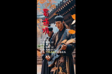 AI歌曲之“蜀道难”