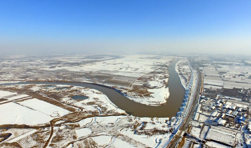 渭河的雪
